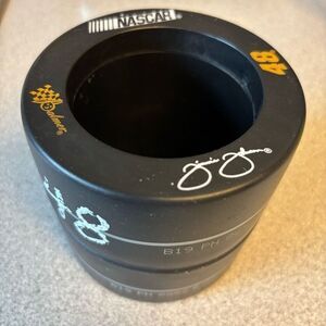 NASCAR Jimmie Johnson 48 Racing Tire Shaped Can Holder Koozie